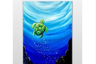 Paint Nite: Little Sea Turtle (Ages 13+)